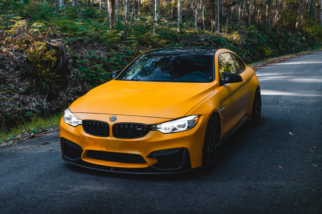 BMW M4 Yellow