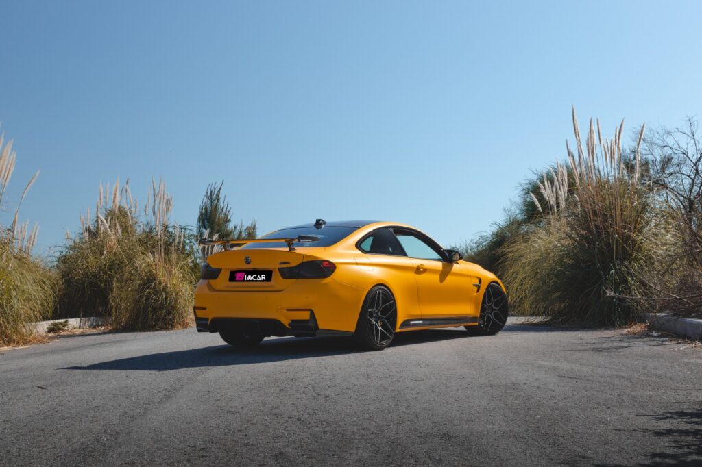 BMW M4 Yellow